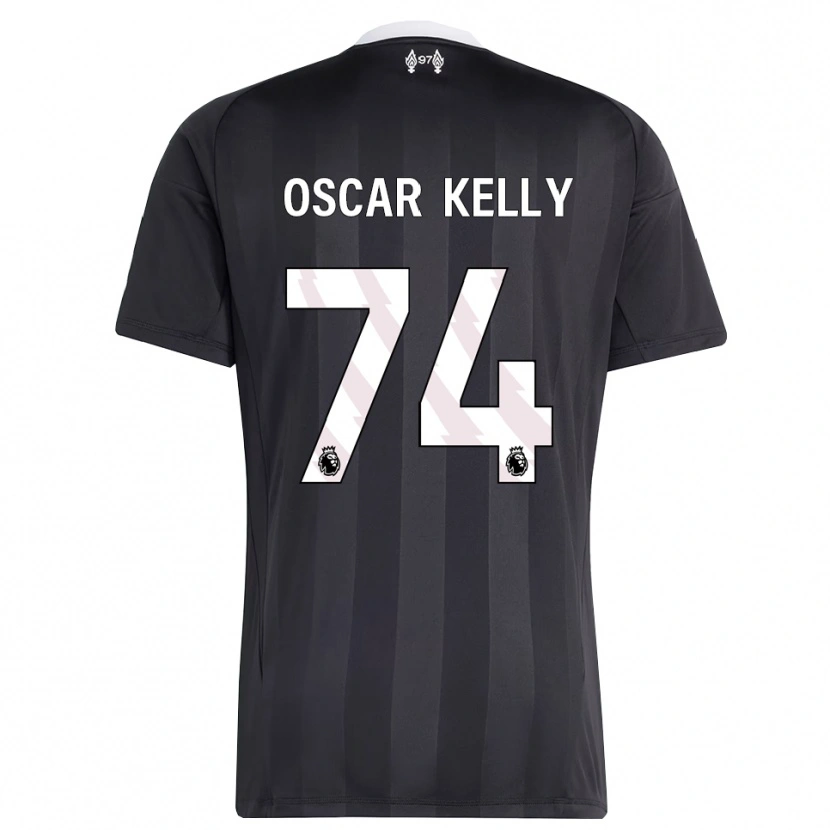 Danxen Kinder Oscar Kelly #74 Trikot Schwarz Weiß Torwarttrikot 2025/26