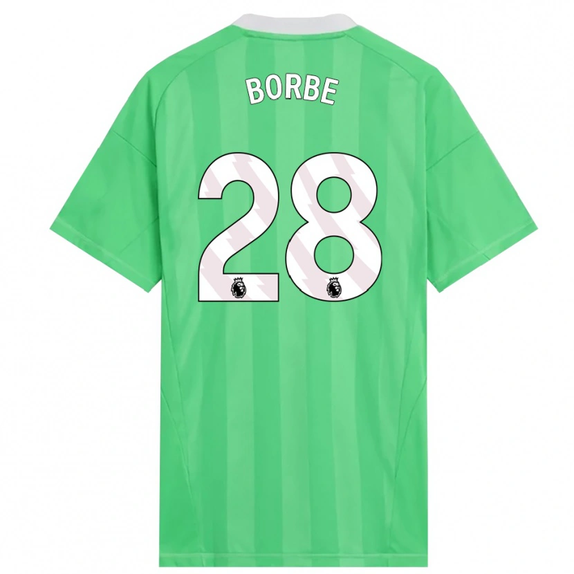 Danxen Kinder Anneke Borbe #28 Trikot Hellgrün Weiß Torwarttrikot 2025/26