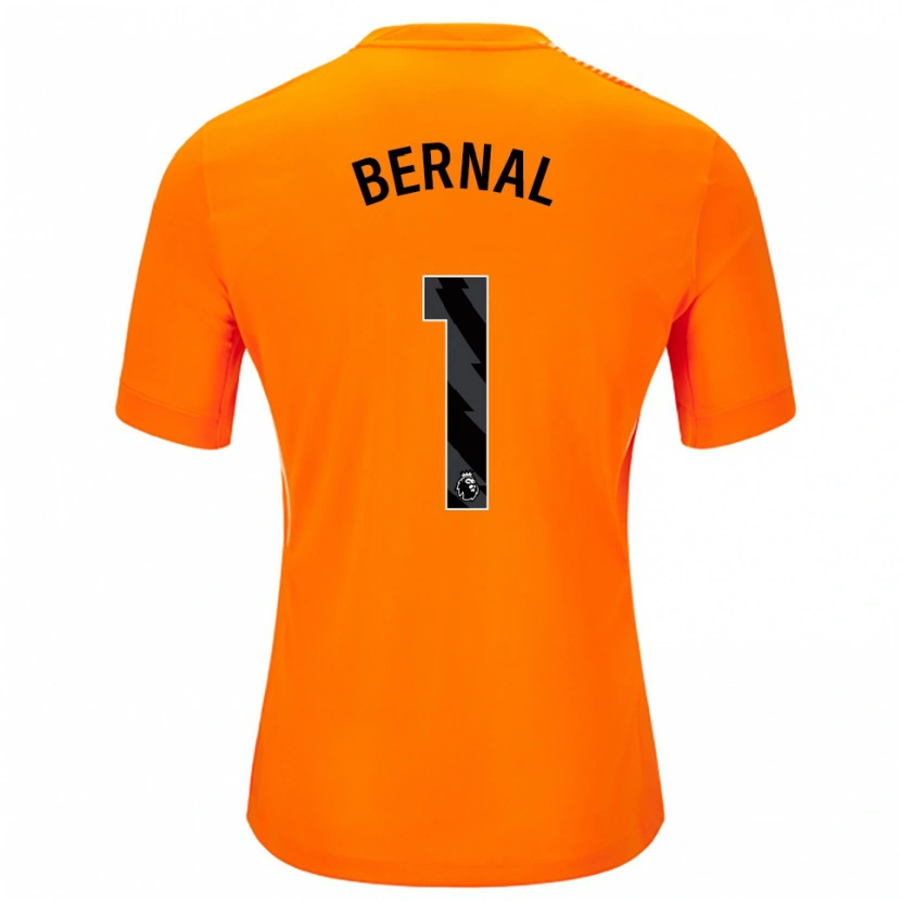 Danxen Kinder Freddy Bernal #1 Trikot Orange Schwarz Torwarttrikot 2025/26