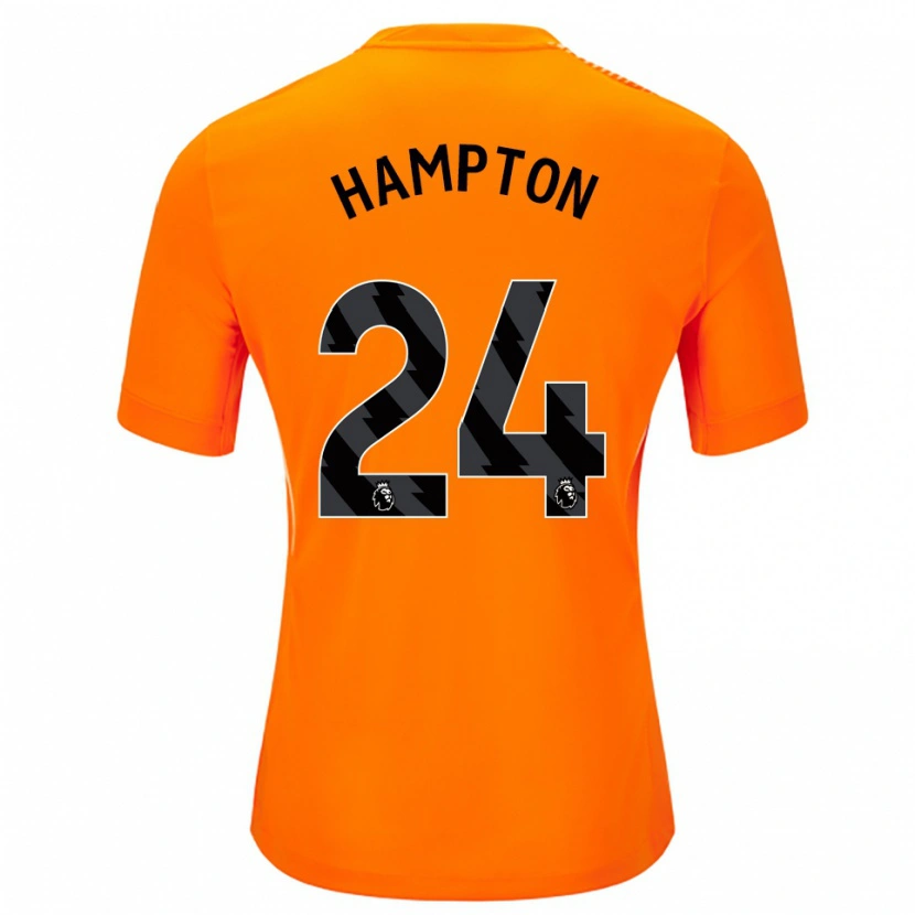 Danxen Kinder Hannah Hampton #24 Trikot Orange Schwarz Torwarttrikot 2025/26