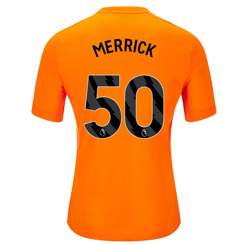 Danxen Kinder Max Merrick #50 Trikot Orange Schwarz Torwarttrikot 2025/26