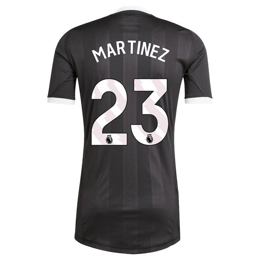 Danxen Kinder Emiliano Martínez #23 Trikot Schwarz Weiß Torwarttrikot 2025/26