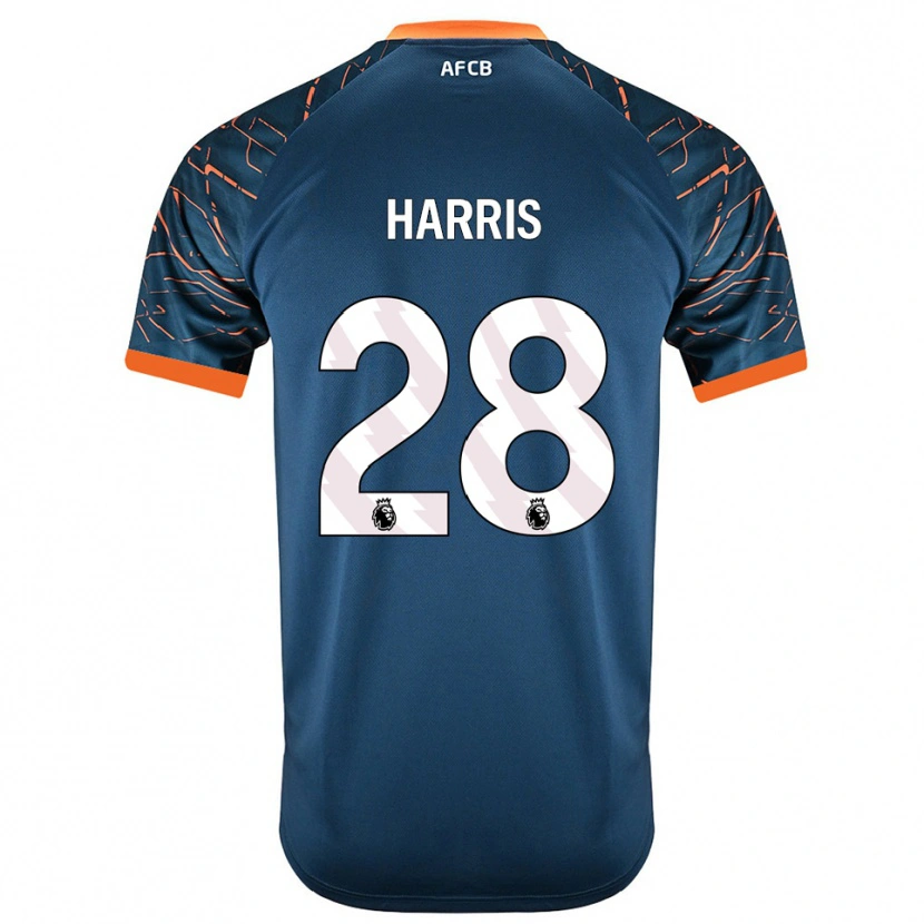 Danxen Kinder Charlotte Harris #28 Trikot Dunkles Schieferblau Torwarttrikot 2025/26