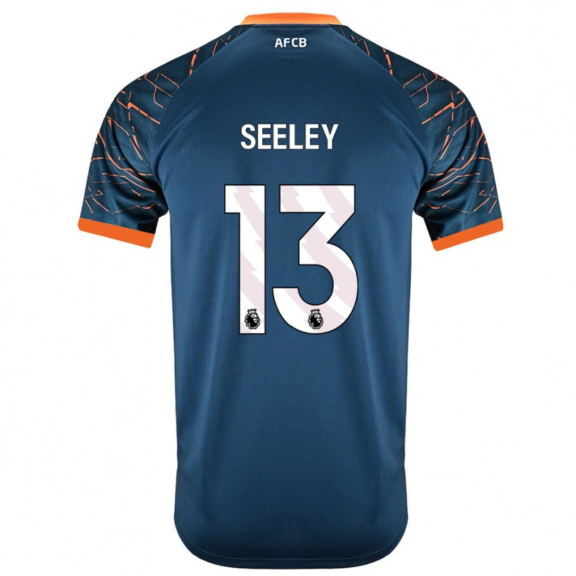 Danxen Kinder Will Seeley #13 Trikot Dunkles Schieferblau Torwarttrikot 2025/26