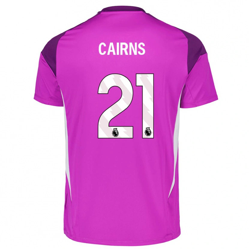 Danxen Kinder Alex Cairns #21 Trikot Violett Weiß Torwarttrikot 2025/26