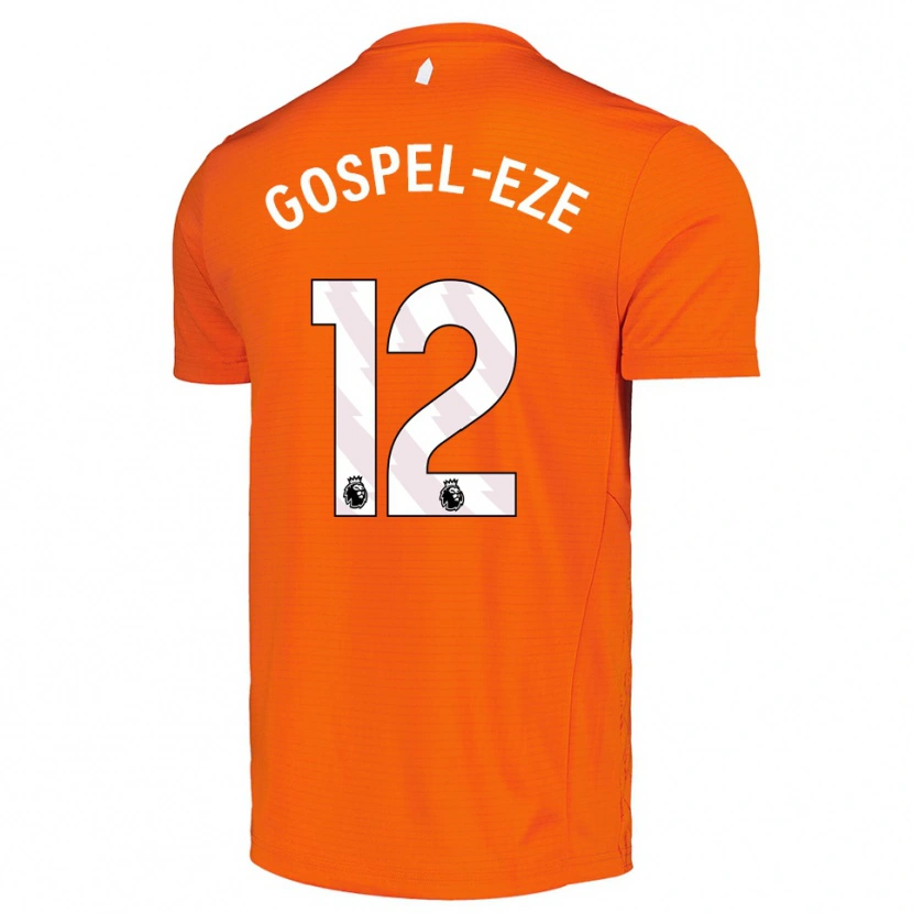 Danxen Kinder Goodness Gospel-Eze #12 Trikot Orange Schwarz Torwarttrikot 2025/26