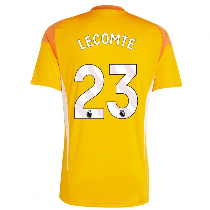 Danxen Kinder Benjamin Lecomte #23 Trikot Orange Weiß Torwarttrikot 2025/26