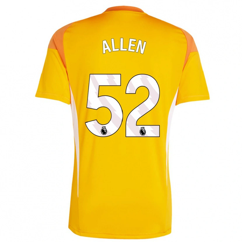 Danxen Kinder Michael Allen #52 Trikot Orange Weiß Torwarttrikot 2025/26