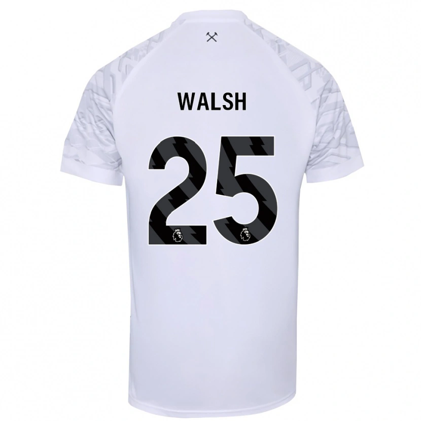 Danxen Kinder Megan Walsh #25 Trikot Schwarz Weiß Torwarttrikot 2025/26