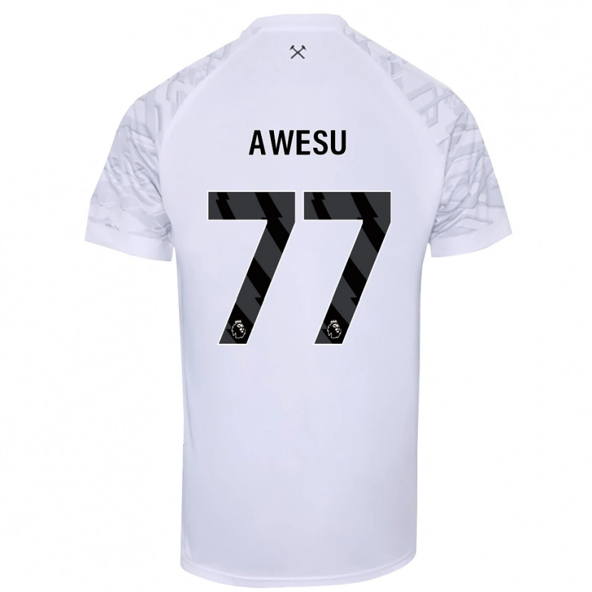 Danxen Kinder Lanre Awesu #77 Trikot Schwarz Weiß Torwarttrikot 2025/26