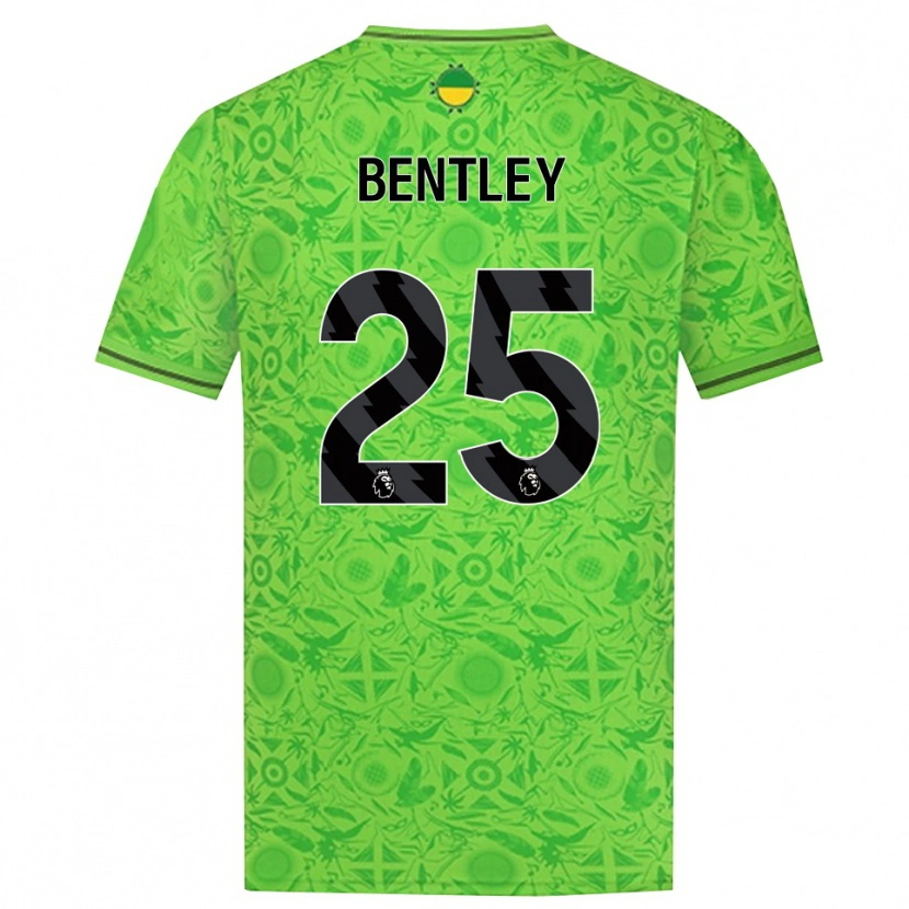 Danxen Kinder Daniel Bentley #25 Trikot Grün Schwarz Torwarttrikot 2025/26