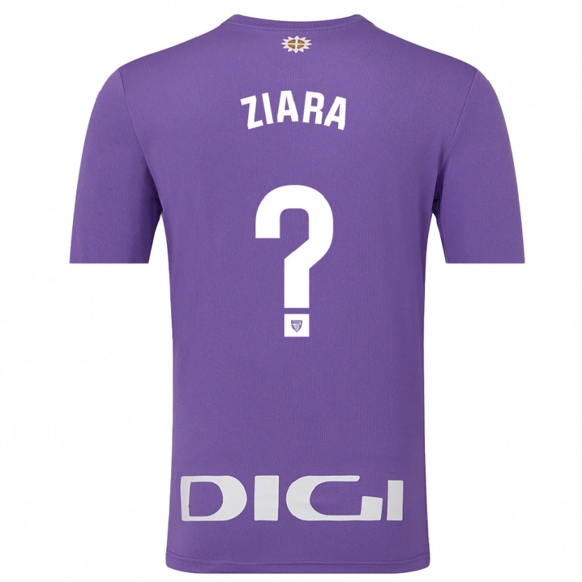 Danxen Kinder Ziara Vega Uribarri #0 Trikot Violett Weiß Torwarttrikot 2025/26