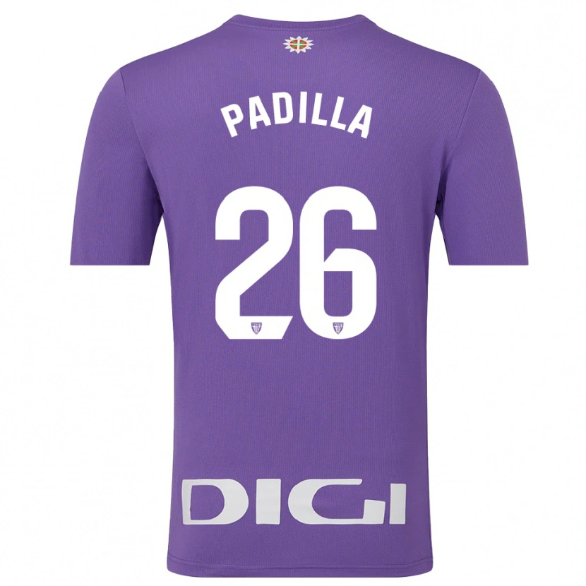 Danxen Kinder Álex Padilla #26 Trikot Violett Weiß Torwarttrikot 2025/26