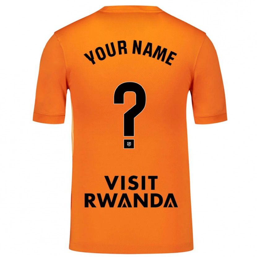 Danxen Kinder Atletico Madrid Orange Schwarz Trikot Torwarttrikot 2025/26