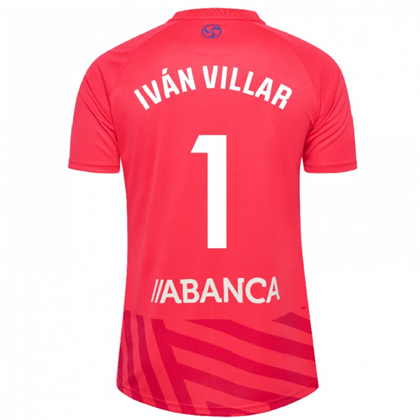 Danxen Kinder Iván Villar #1 Trikot Rot Weiß Torwarttrikot 2025/26