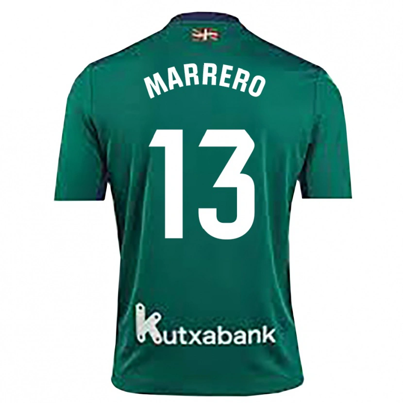 Danxen Kinder Unai Marrero #13 Trikot Marineblau Grün Torwarttrikot 2025/26