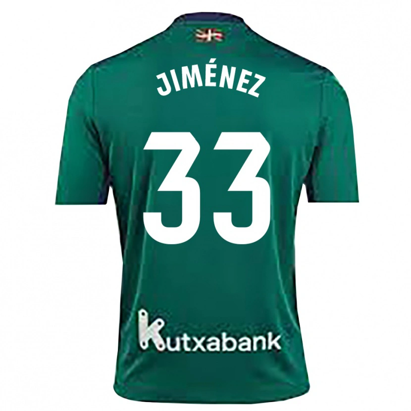 Danxen Kinder Javier Jiménez #33 Trikot Marineblau Grün Torwarttrikot 2025/26