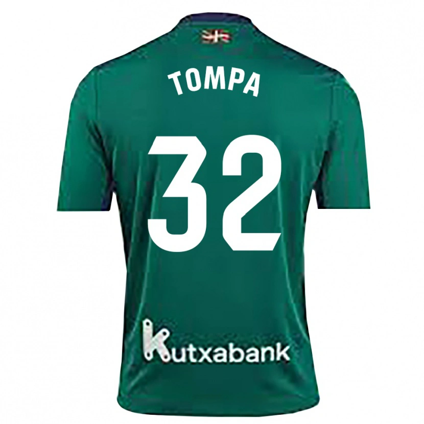 Danxen Kinder Ákos Tompa #32 Trikot Marineblau Grün Torwarttrikot 2025/26