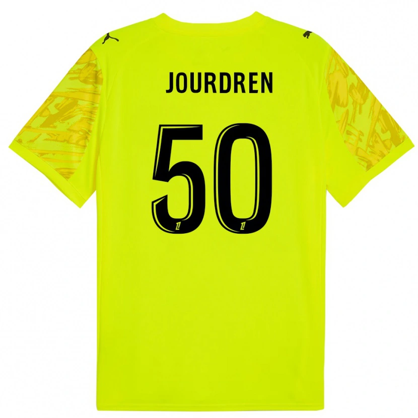 Danxen Kinder Ilan Jourdren #50 Trikot Leuchtgrün Schwarz Torwarttrikot 2025/26