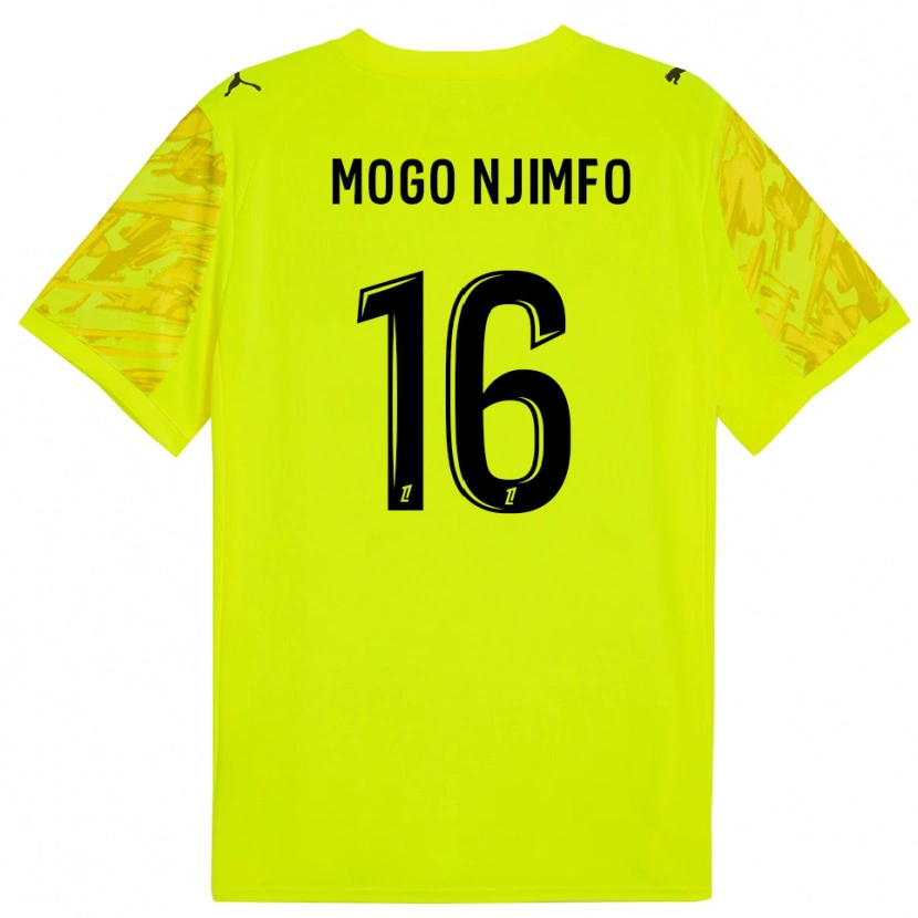 Danxen Kinder Arthur Mogo Njimfo #16 Trikot Leuchtgrün Schwarz Torwarttrikot 2025/26