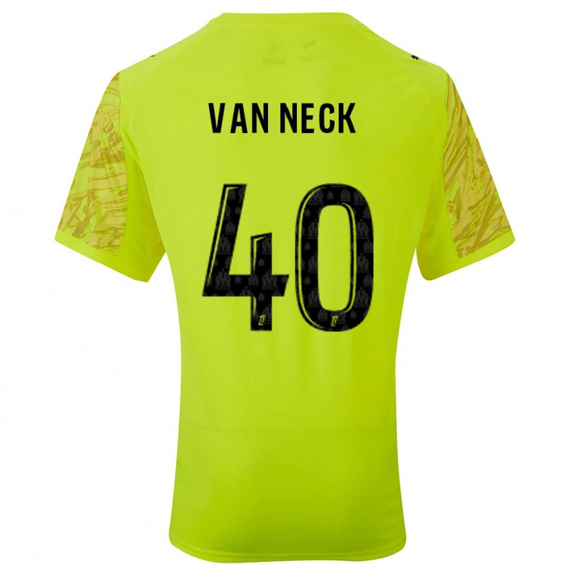 Danxen Kinder Jelle Van Neck #40 Trikot Leuchtgrün Schwarz Torwarttrikot 2025/26