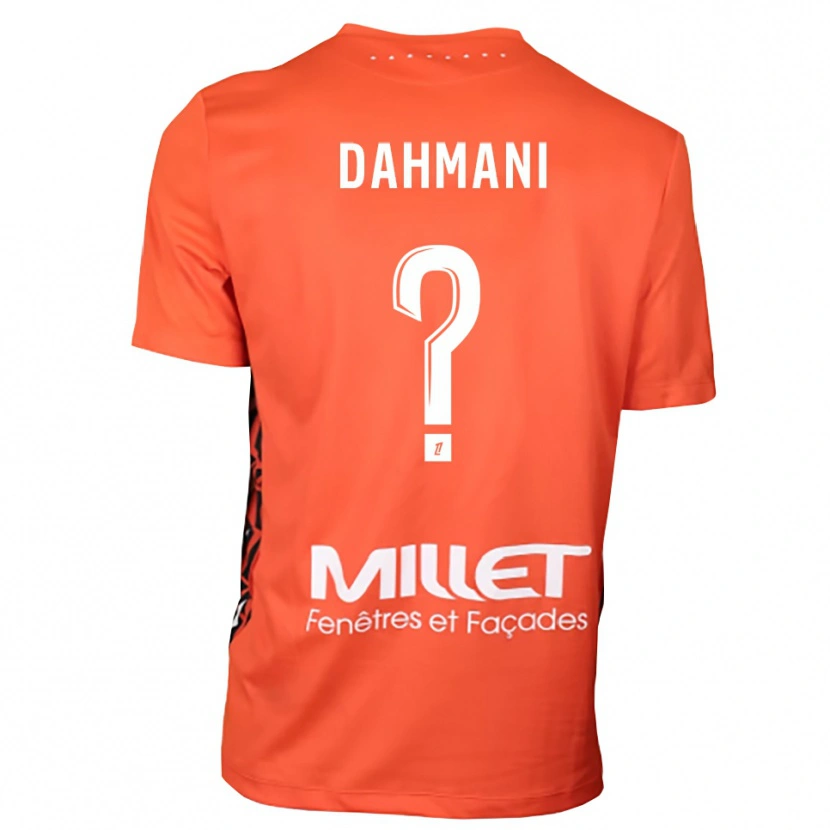 Danxen Kinder Waël Dahmani #0 Trikot Orange Weiß Torwarttrikot 2025/26