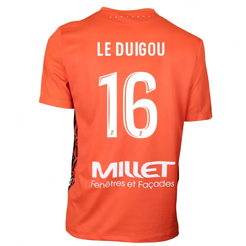 Danxen Kinder Daniel Le Duigou #16 Trikot Orange Weiß Torwarttrikot 2025/26
