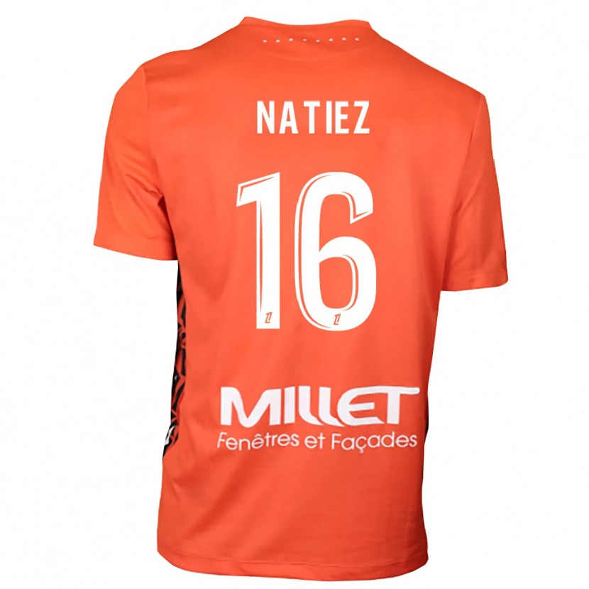 Danxen Kinder Stanislas Natiez #16 Trikot Orange Weiß Torwarttrikot 2025/26
