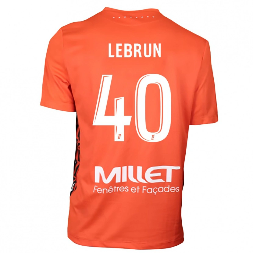 Danxen Kinder Lisa Lebrun #40 Trikot Orange Weiß Torwarttrikot 2025/26