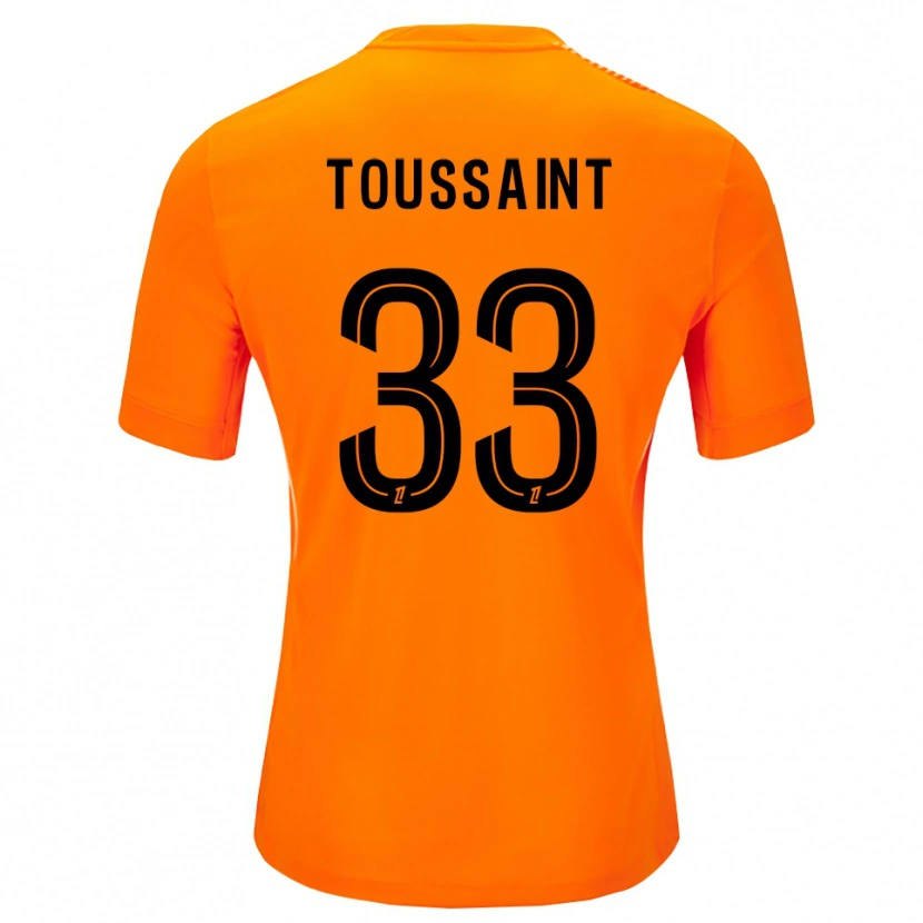 Danxen Kinder Océane Toussaint #33 Trikot Orange Schwarz Torwarttrikot 2025/26