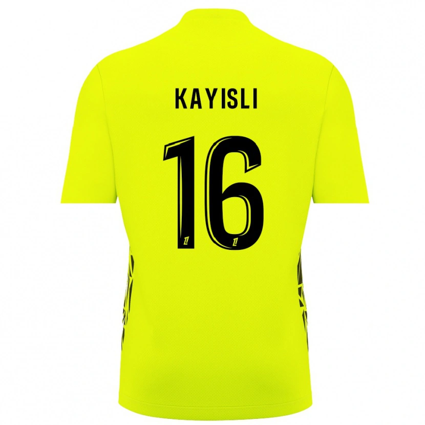 Danxen Kinder Mehmet Kayisli #16 Trikot Leuchtendes Grün Torwarttrikot 2025/26