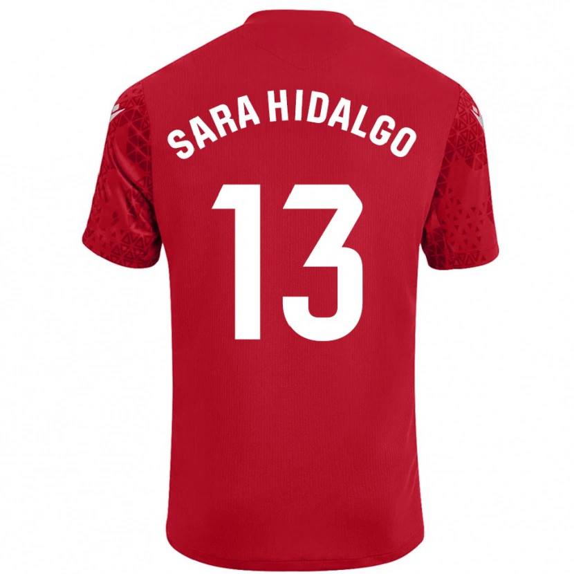Danxen Kinder Sara Hidalgo Merino #13 Trikot Rot Weiß Torwarttrikot 2025/26