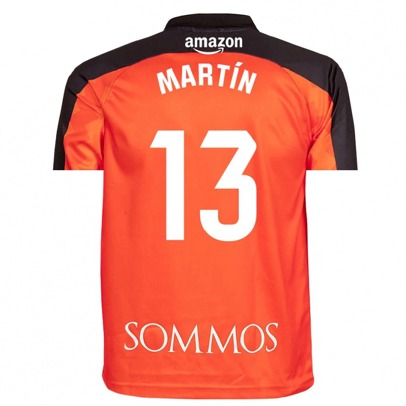 Danxen Kinder Dani Martín #13 Trikot Orange Schwarz Torwarttrikot 2025/26