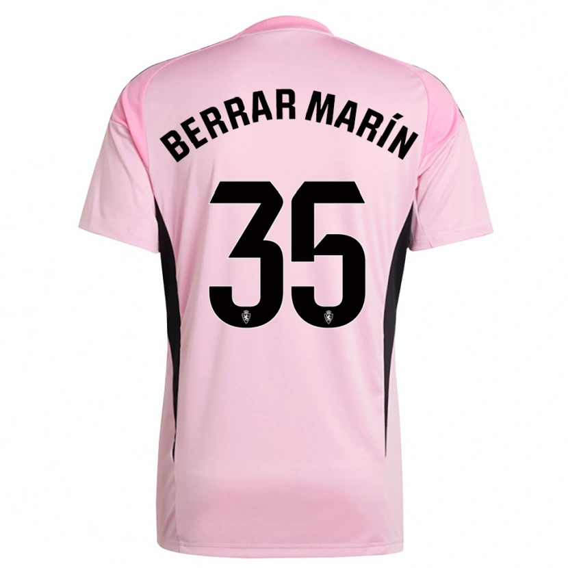 Danxen Kinder Sergio Berrar #35 Trikot Hellpink Schwarz Torwarttrikot 2025/26