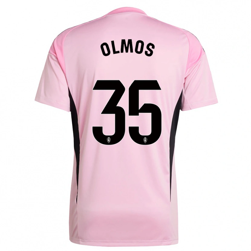 Danxen Kinder Lucas Olmos #35 Trikot Hellpink Schwarz Torwarttrikot 2025/26