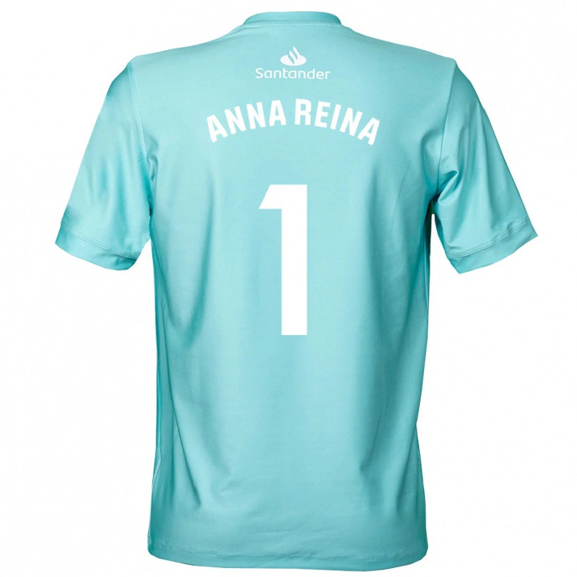 Danxen Kinder Anna Reina Toro #1 Trikot Hellcyan Weiß Torwarttrikot 2025/26