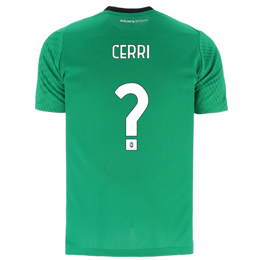 Danxen Kinder Jacopo Cerri #0 Trikot Smaragdgrün Torwarttrikot 2025/26