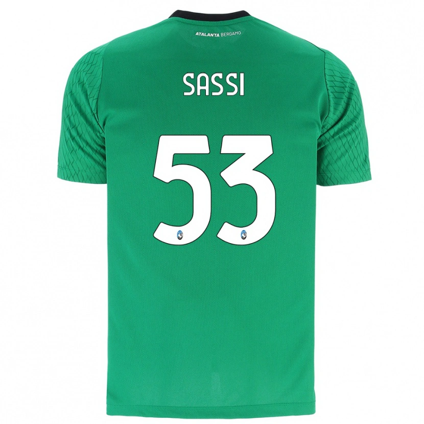 Danxen Kinder Jacopo Sassi #53 Trikot Smaragdgrün Torwarttrikot 2025/26