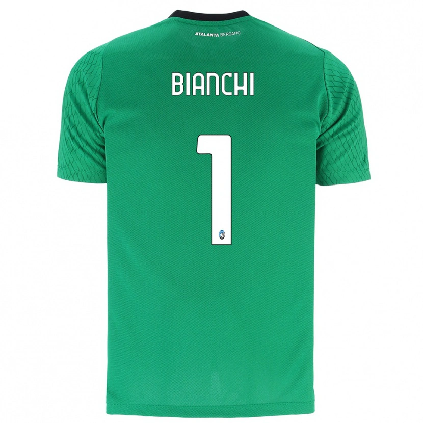 Danxen Kinder Mattia Bianchi #1 Trikot Smaragdgrün Torwarttrikot 2025/26