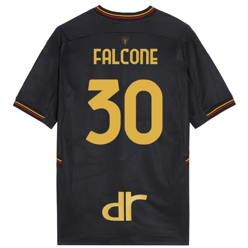 Danxen Kinder Wladimiro Falcone #30 Trikot Schwarz Braun Torwarttrikot 2025/26