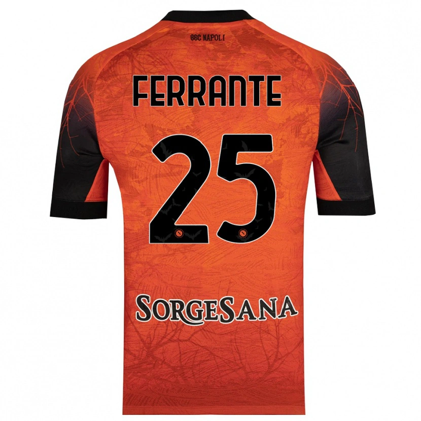 Danxen Kinder Mathias Ferrante #25 Trikot Orange Rot Schwarz Torwarttrikot 2025/26