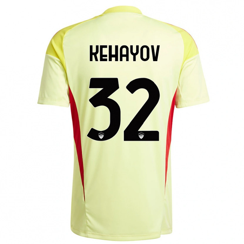Danxen Kinder Atanas Kehayov #32 Trikot Hellgelb Orange Torwarttrikot 2025/26