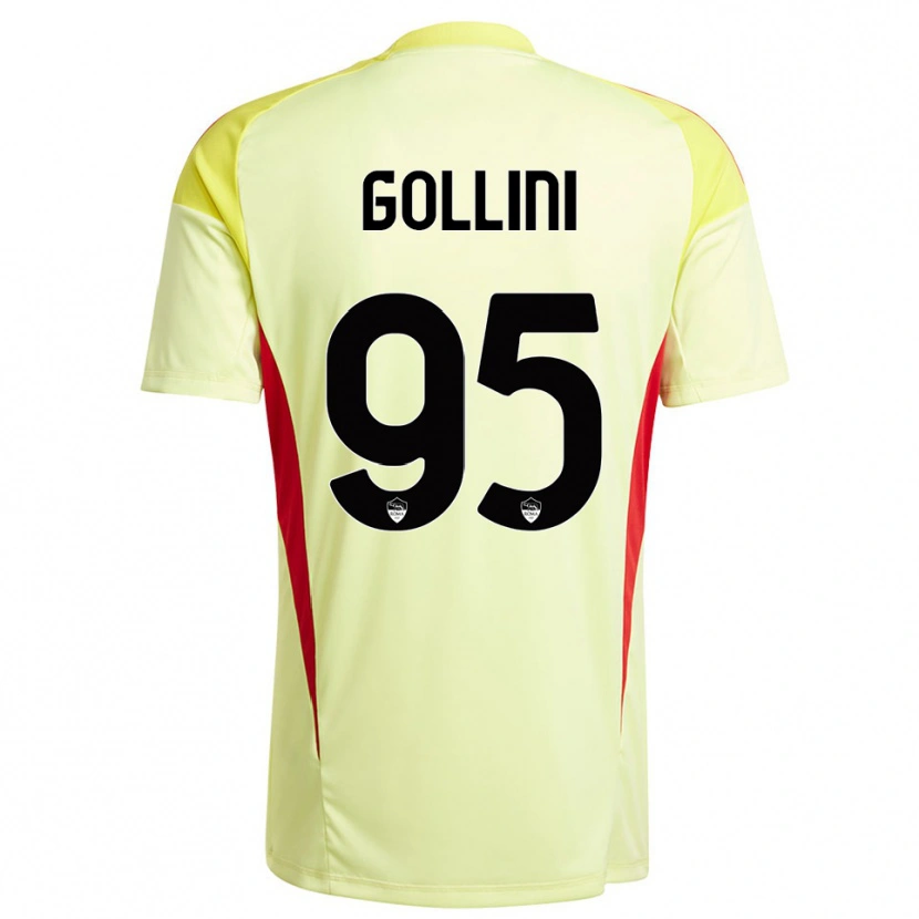 Danxen Kinder Pierluigi Gollini #95 Trikot Hellgelb Orange Torwarttrikot 2025/26