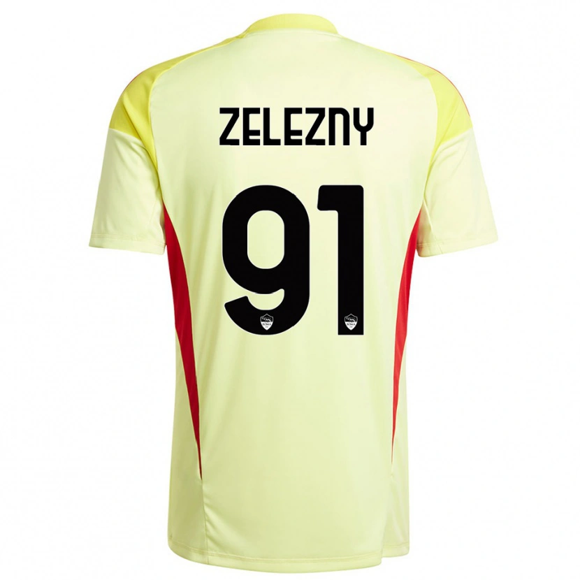 Danxen Kinder Radoslaw Zelezny #91 Trikot Hellgelb Orange Torwarttrikot 2025/26