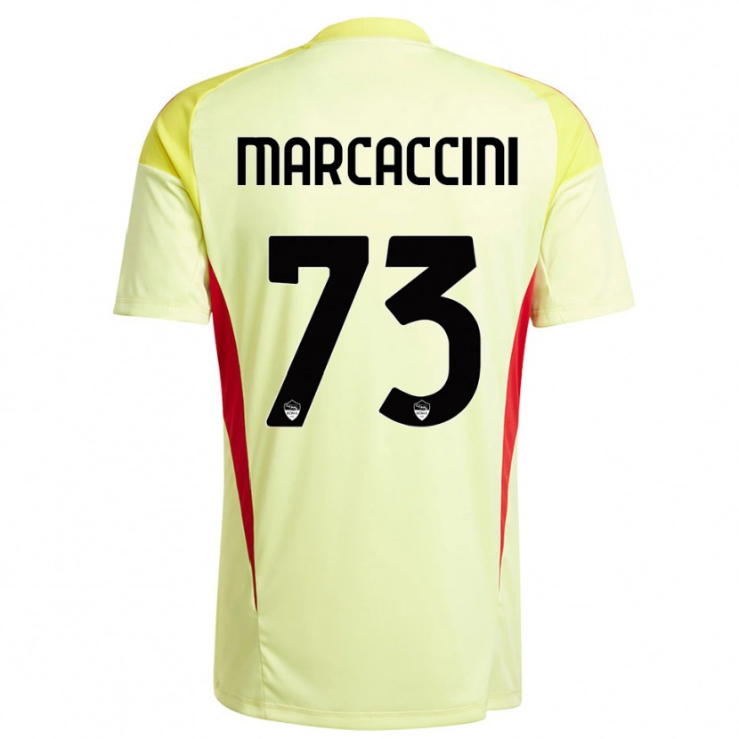 Danxen Kinder Alessio Marcaccini #73 Trikot Hellgelb Orange Torwarttrikot 2025/26