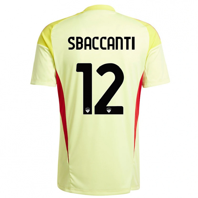 Danxen Kinder Christian Sbaccanti #12 Trikot Hellgelb Orange Torwarttrikot 2025/26