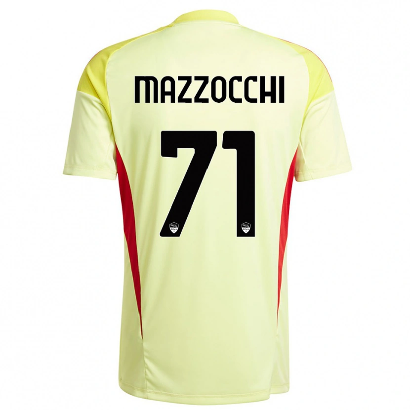 Danxen Kinder Giulia Mazzocchi #71 Trikot Hellgelb Orange Torwarttrikot 2025/26