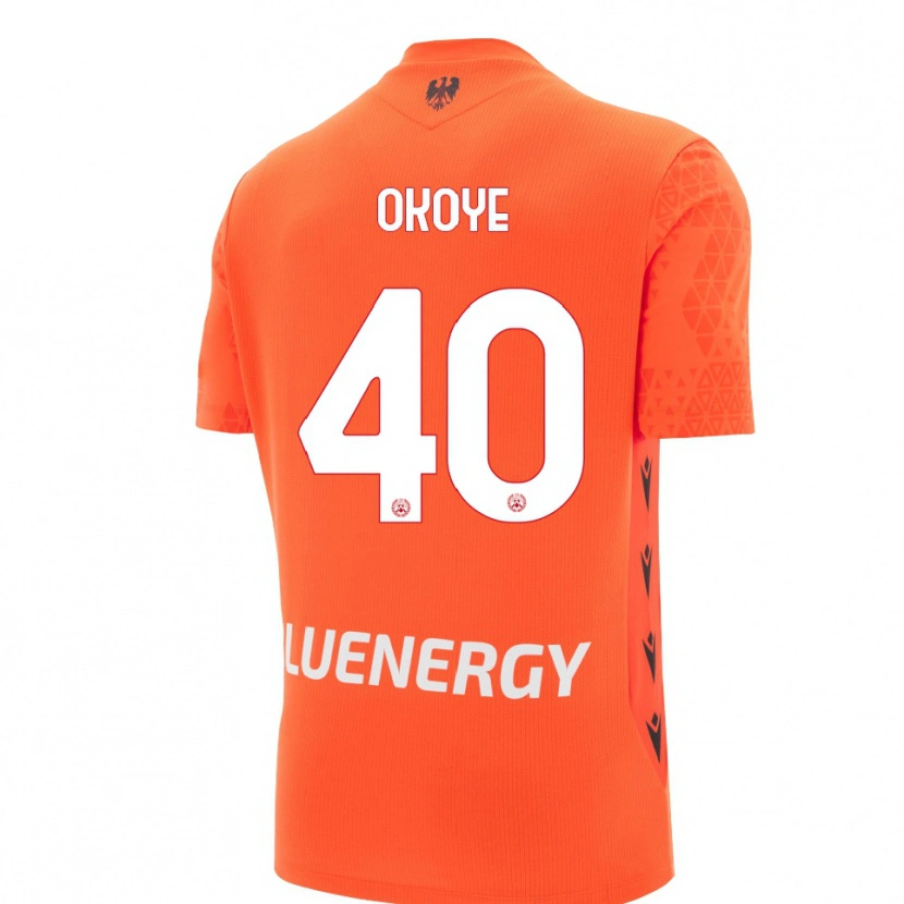 Danxen Kinder Maduka Okoye #40 Trikot Orange Rot Schwarz Torwarttrikot 2025/26