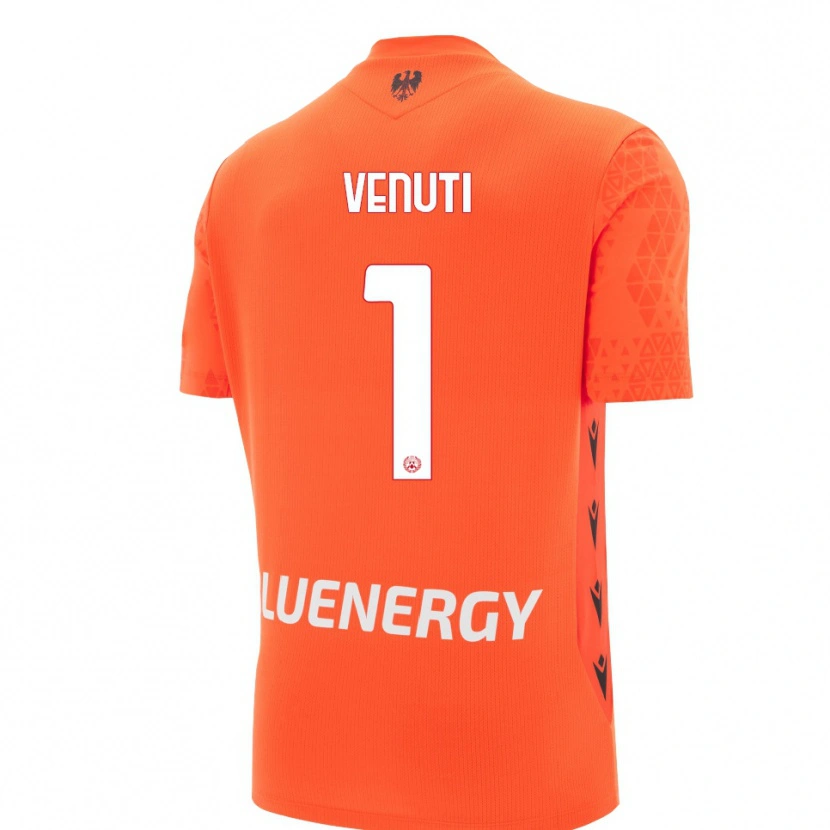 Danxen Kinder Gioele Venuti #1 Trikot Orange Rot Schwarz Torwarttrikot 2025/26
