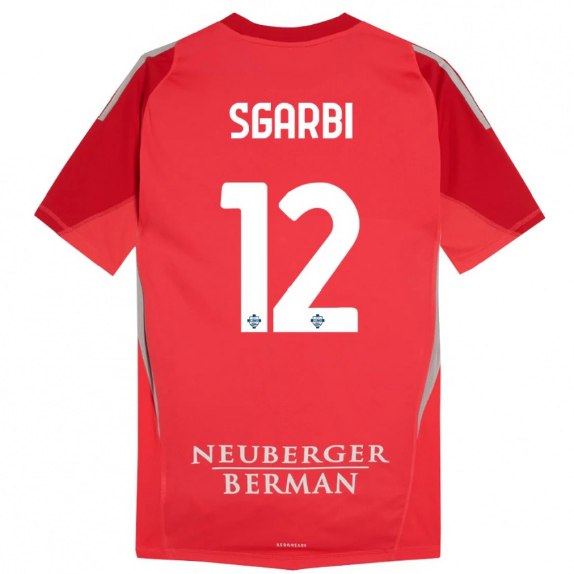 Danxen Kinder Dylan Sgarbi #12 Trikot Rot Grau Torwarttrikot 2025/26